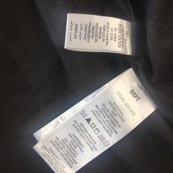 DEPT Real Leather Motorcycle Jacket - Picture 5 of 11